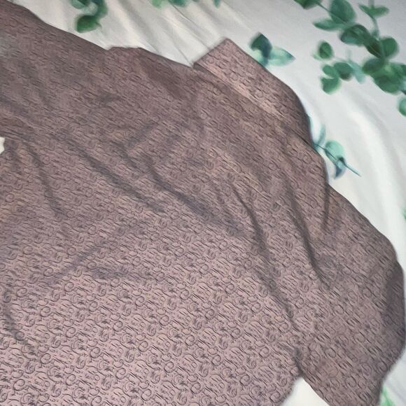 Silver Stone Modern Fit Men's Dress Shirt Medium Pink & Black Button-Up Collared - Picture 9 of 9